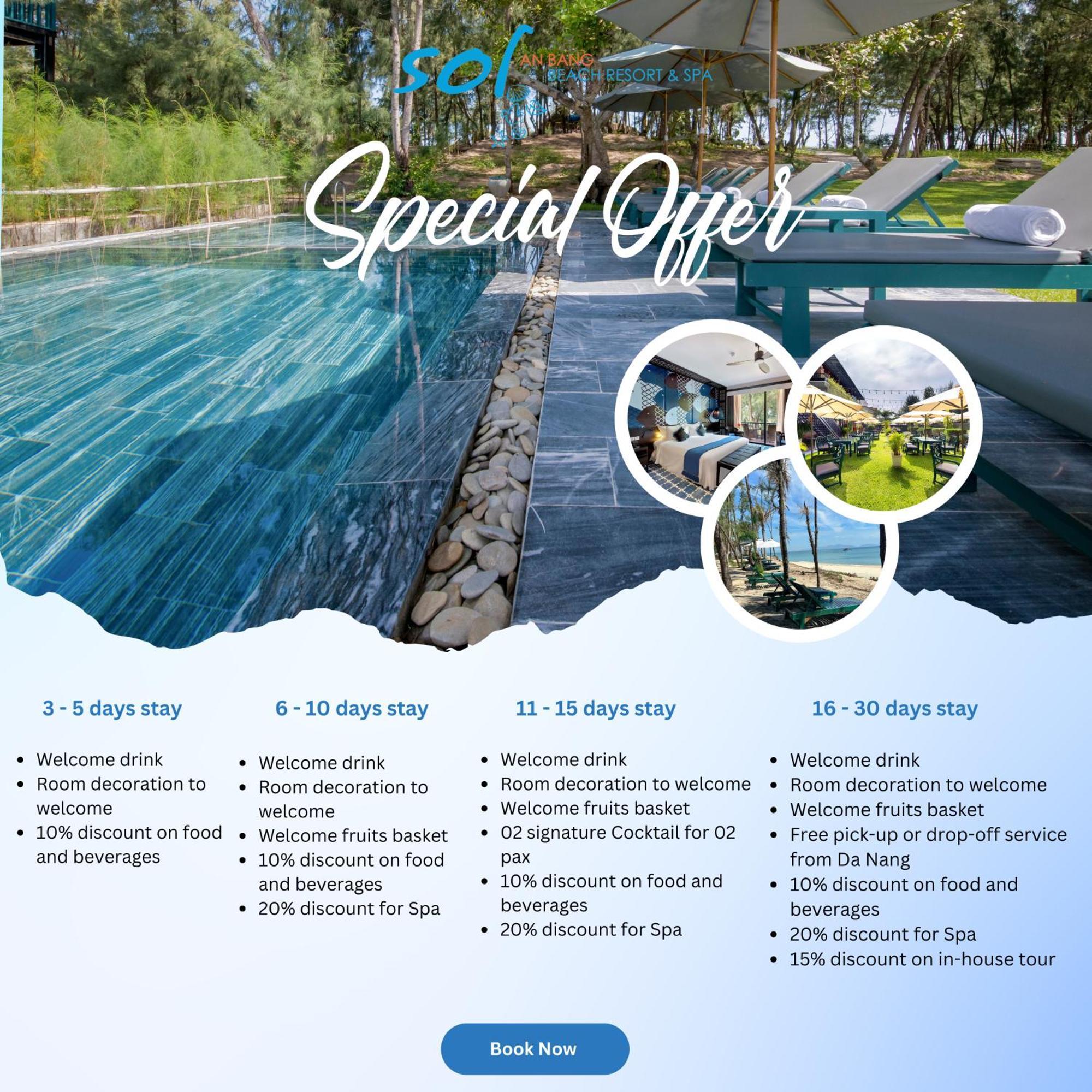 Sol An Bang Beach Resort & Spa Hoi An Zewnętrze zdjęcie